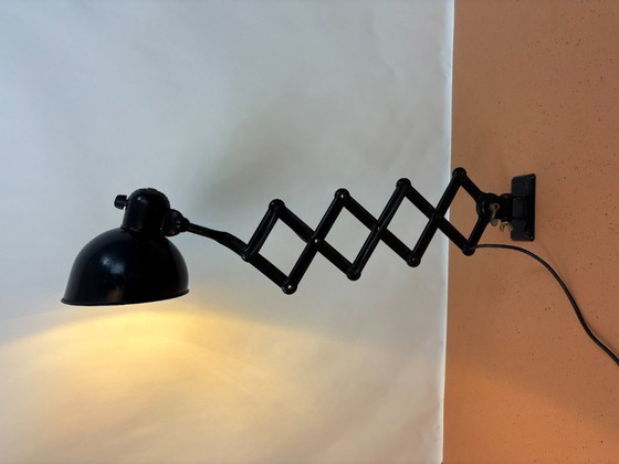 Image 1 of Lámpara de pared de tijera Kaiser Idell 6718 de Christian Dell para Kaiser Idell (década de 1930)