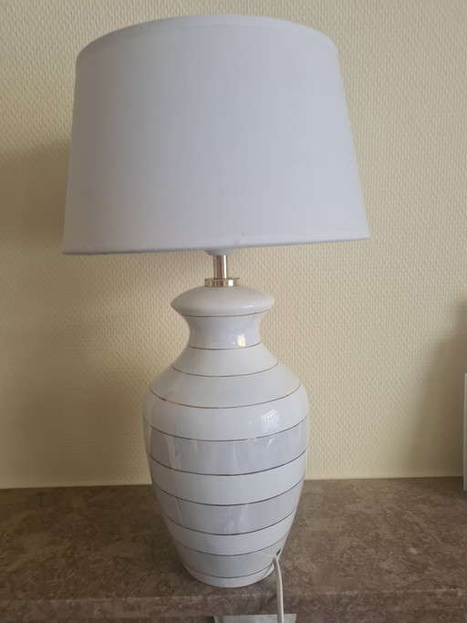 Porcelain Table Lamp, Lampe Design, Space Age / Mid-Century End 1960s Beginning 1970s – tafellampen, Ceramic (photo 2 of 5)