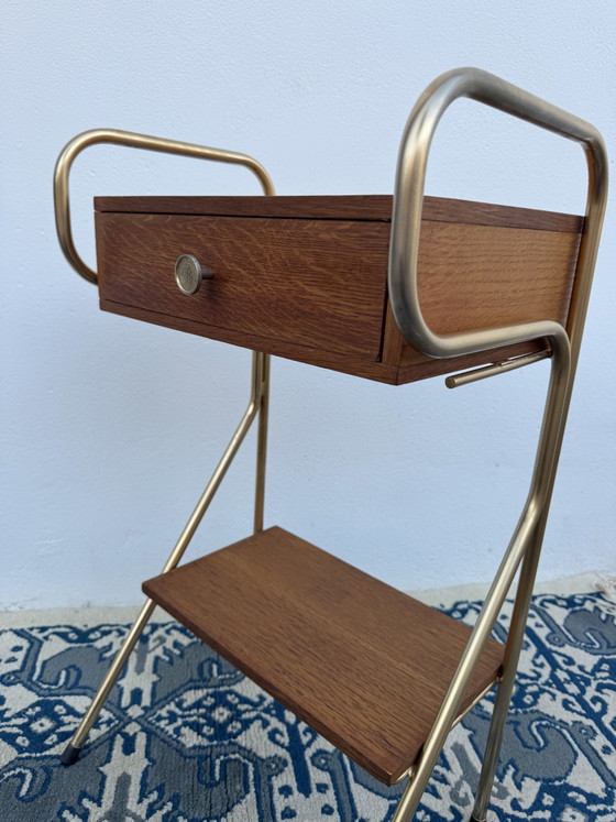 Image 1 of Nachtkastje in Scandinavische stijl uit de jaren 60.