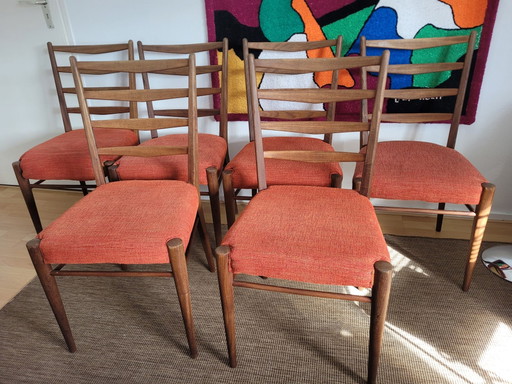 Lot de 6 chaises de salle à manger vintage Pastoe ST09 – Cees Braakman