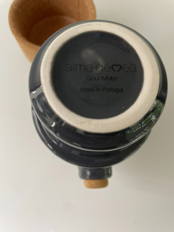 Image 1 of Juego de café/té Alma Gémea – cerámica y corcho – Portugal