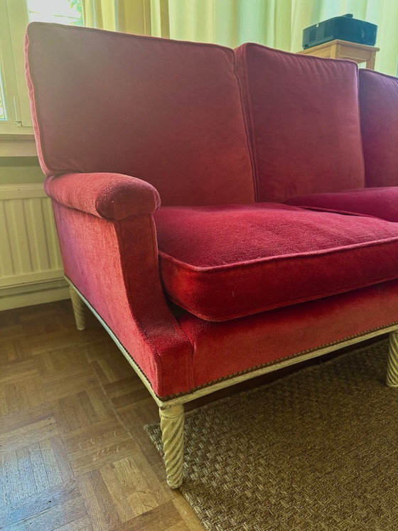Image 1 of Poltrona vintage in velluto unica – pezzo d'arredamento di grande impatto / elemento d'arredo esclusivo