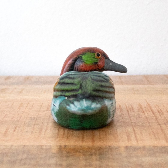 Image 1 of Patito antiguo pintado a mano: decoración para pabellón de caza.