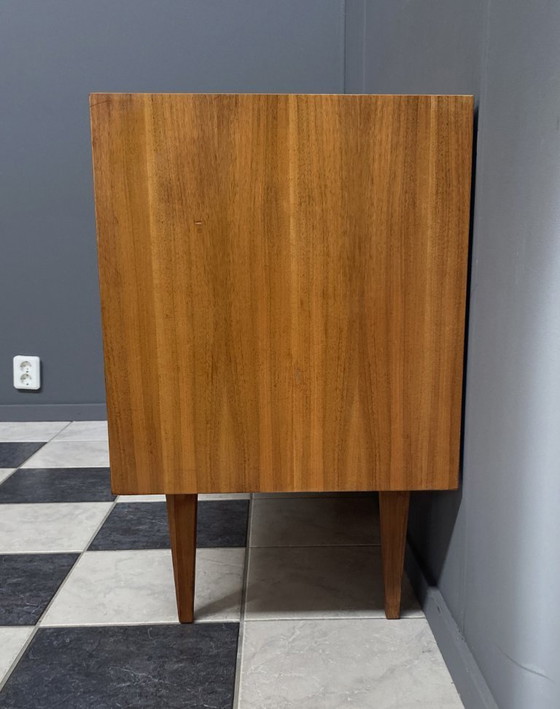 Image 1 of 2-door wood sideboard or Record cabinet 1970s