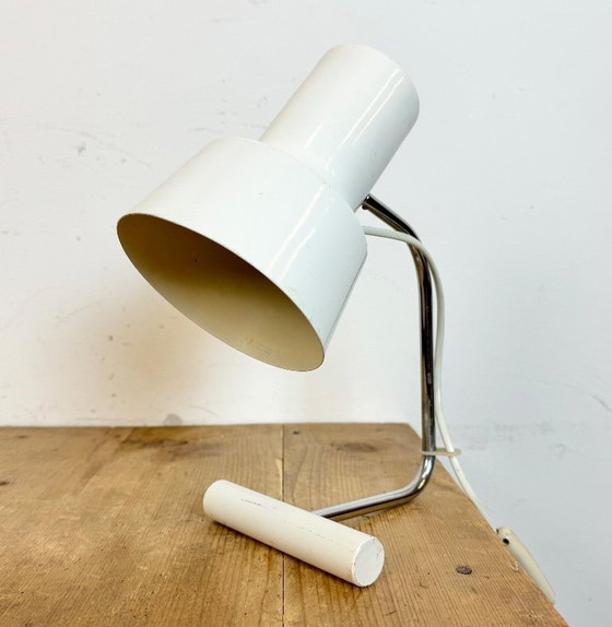 Image 1 of Lampe de table blanche de Josef Hurka pour Napako, années 1970