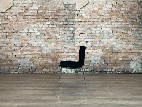 Arper Catifa 53 Set of 6 - fabric | Lievore Altherr Molina, Dining chairs, Textile, Metal, Black, Modern (photo 5 of 12)