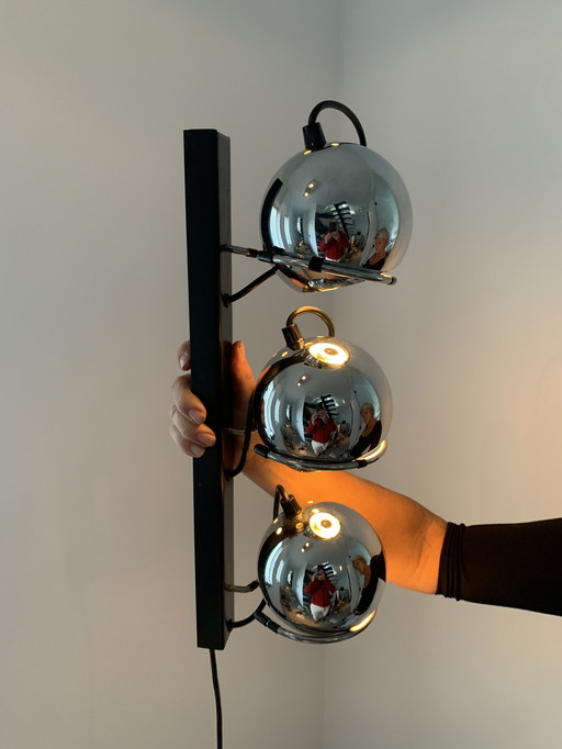 Gepo vintage wandlamp - uniek met 3 lichtpunten bulpa