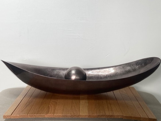 Image 1 of DV D'sign Arca Bowl (61cm) + Deco Ball – Warm Silver Taupe