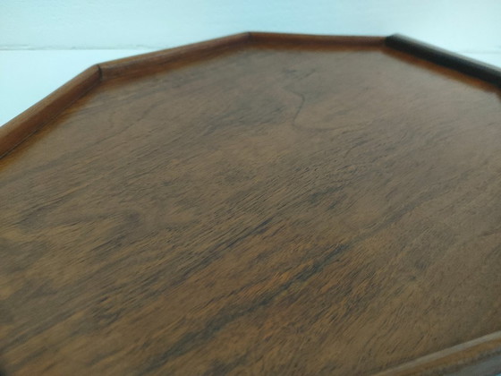 Image 1 of Vassoio da portata in legno vintage anni '60 (ottagonale/rettangolare)