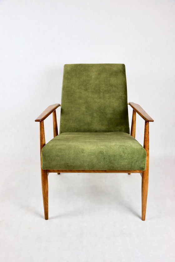 Image 1 of Lis Stuhl in Olivgrün von Henryk Lis, 1970er Jahre