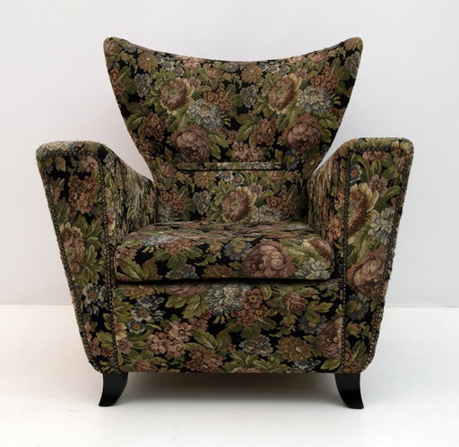 Gugliemo Ulrich Art Deco Italian Armchair, 1940s