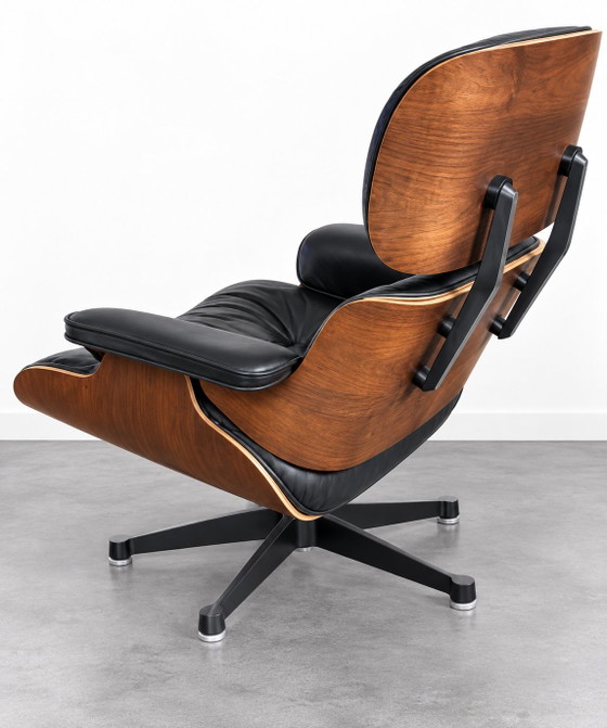 Vitra / Herman Miller Lounge Chair – Fauteuils, Leather, Metal, Modern (photo 3 of 6)