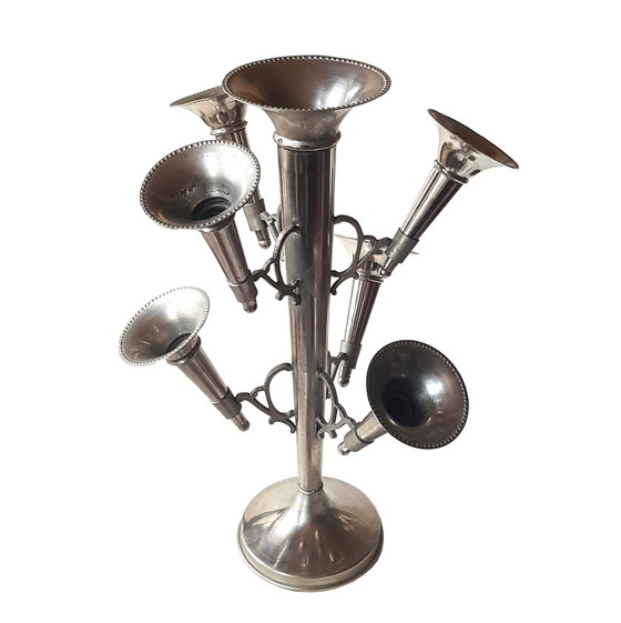 Image 1 of Vaso vintage per trombe e tulipani