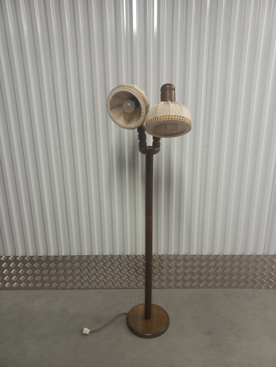 Image 1 of Lampada da terra vintage Steinhauer con doppio paralume, anni '60/'70