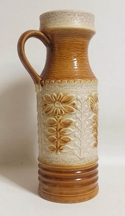 West Germany ceramic vase 70s Height 50 cm