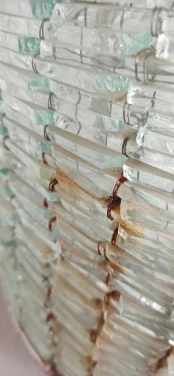 Image 1 of lampadaire vintage en verre