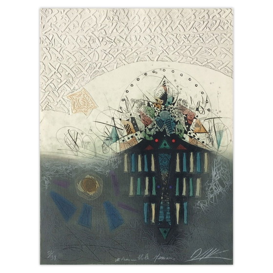 Image 1 of Acquaforte firmata Georges DUSSAU Incredible Memoir 1985