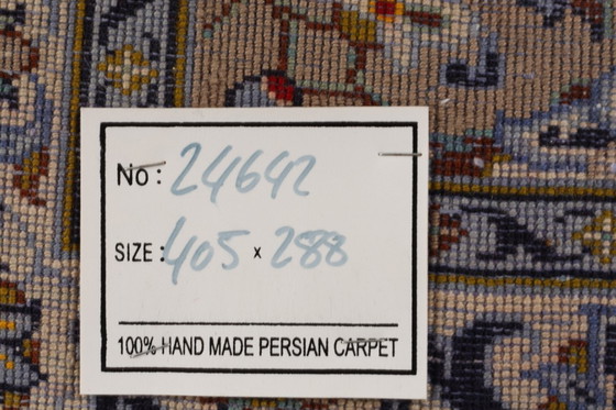 Image 1 of Tappeto persiano Kashan firmato 4,05 x 2,88 Tappeto orientale pregiato n. 24642