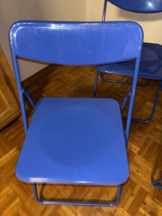 Image 1 of Vintage Ikea Niels Gammelgard TED-stoelen, set van 4