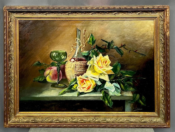 Charles de Naeyer ( ) Still life with roses – Paintings & Drawings, Canvas (photo 3 of 6)