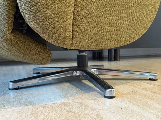 Image 1 of Poltrona reclinabile originale Hukla, da pavimento, in tessuto, verde, come nuova.