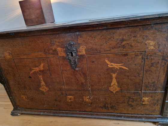 Beautiful Chinese wooden chest – Storage cabinet, Metal (photo 2 of 5)