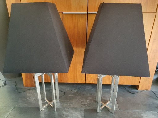 2 Large Table Lamps – tafellampen, Textile