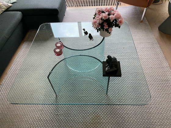 Image 1 of Tavolino da caffè in vetro Gallotti Design - In vendita