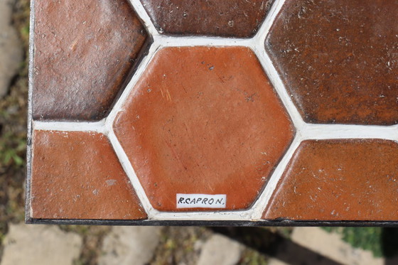 Image 1 of Page 1 of 9 Ceramic coffee table by Roger Capron