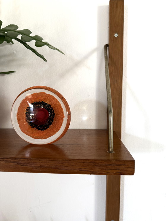 Image 1 of Vintage Danish teak wall rack '60