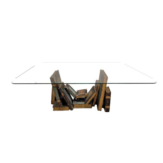 Image 1 of Vintage coffee table "Libros" by Daniel Chassin, France 2003