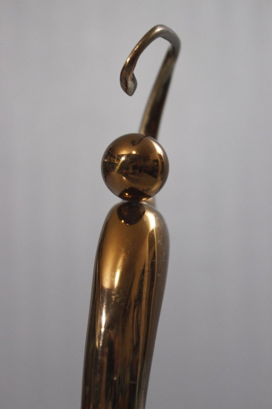 Image 1 of Alain Cantarel & Monique Gerber scultura in bronzo Giocatore di golf 22 cm Francia anni '80