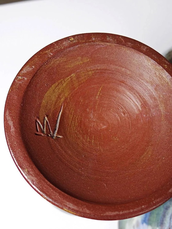 Juego de 5 mazagranes de taller de cerámica, esmaltados, años 60-80. – Loza, Vintage (photo 14 of 17)