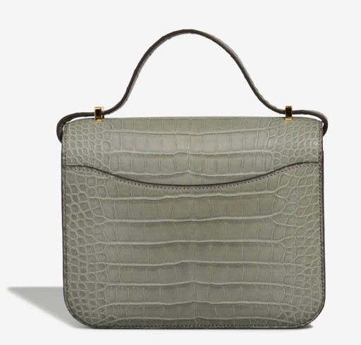 Borsa HERMES Constance en Cuirs exotiques Gris - 103228