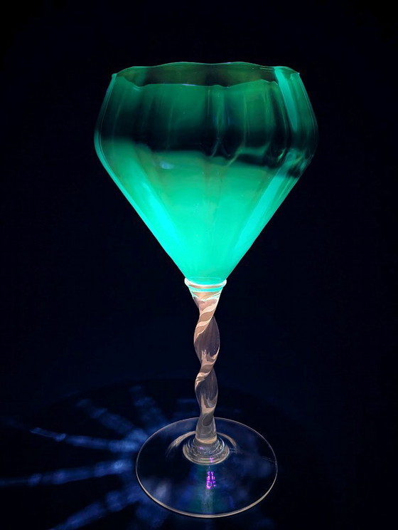 Image 1 of Copa extragrande de cristal de Murano - Azul italiano