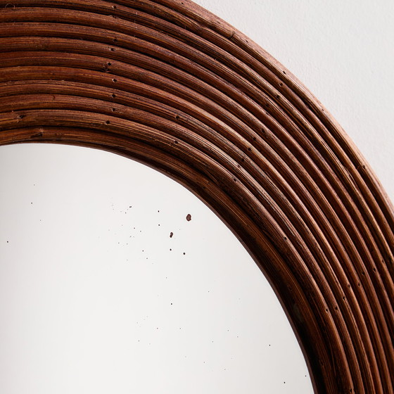 Image 1 of MK10991 Espejo con marco de caña