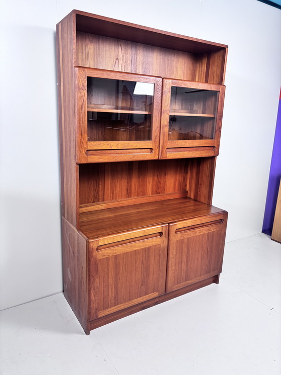 Image 1 of Vintage vitrinekast teak deens