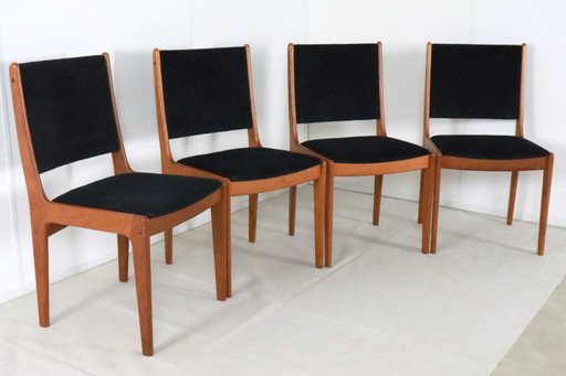 Set di 4 sedie da pranzo IMHA 'Allendorf' vintage