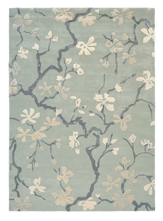 Image 1 of Alfombra de diseño de lujo Sanderson Anthea China Blue – 170 x 240 cm