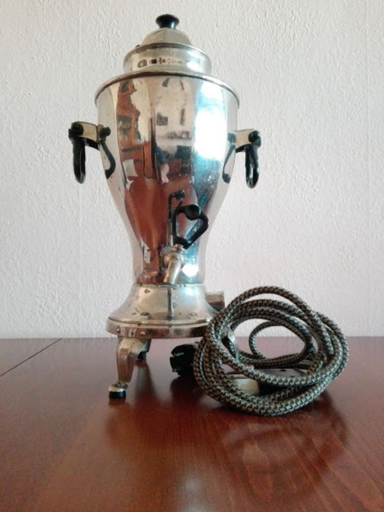Image 1 of Samovar électrique russe vintage, théière en métal