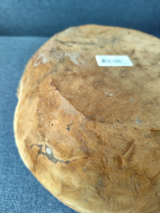 Image 1 of 🌿 Coupe en bois massif - teck, coupe en teck, décoration en bois