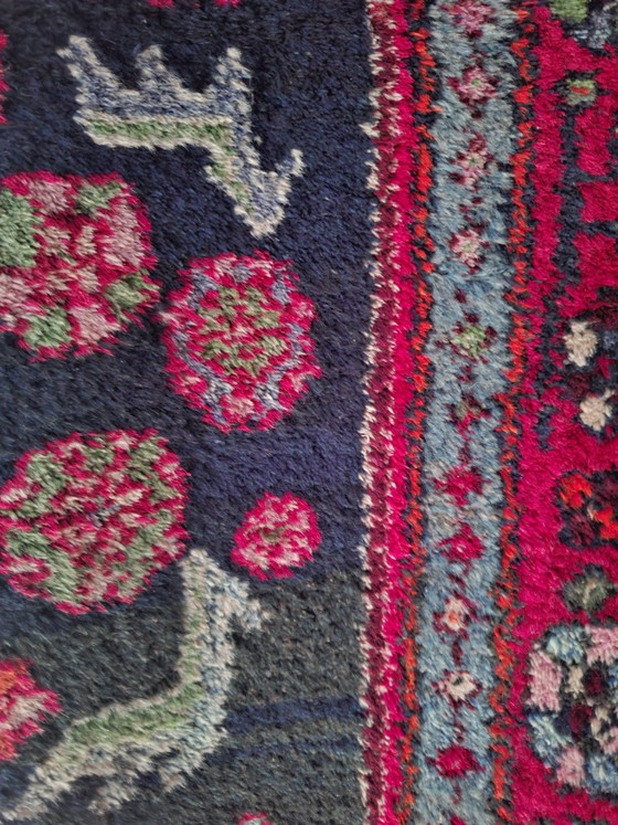 Image 1 of Alfombra oriental/persa anudada a mano de pura lana – Motivos tribales