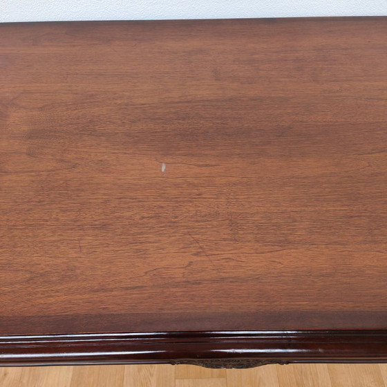 Image 1 of Tavolo da pranzo Chippendale vintage, tavolo da sala da pranzo, tavolo allungabile