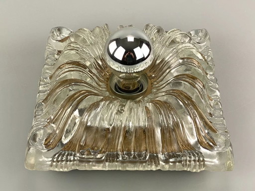 60s 70s Lamp Lamp Wall Lamp Wall Lamp Ice Glass Space Age Design 60s