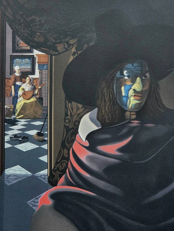 Image 1 of Degans Xavier (1949-) - Lithographie Titrée et Dédicacée (ref 4122-9)