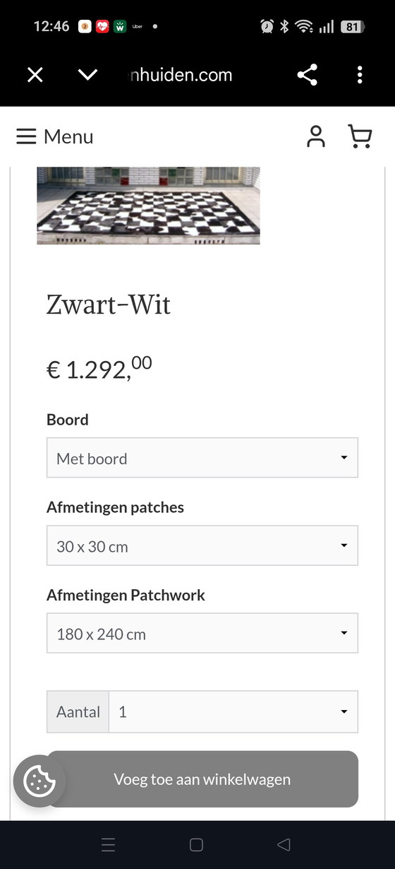 Image 1 of Alfombra de parche Torro 240*180