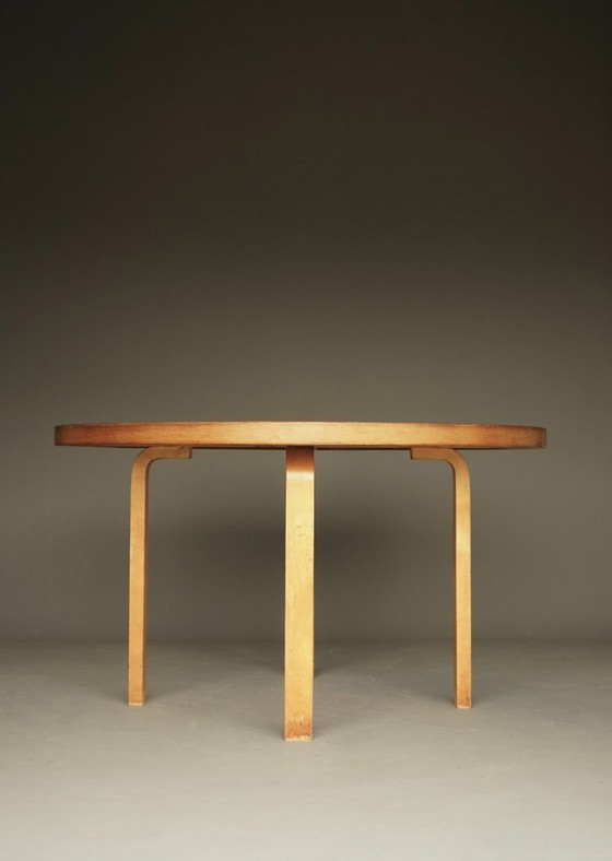 Image 1 of  L-leg Dining Table Model 91 by Alvar Aalto for Artek Finland, 1940s