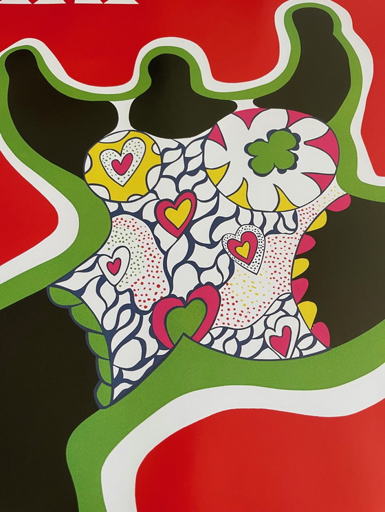 Image 1 of Niki de Saint Phalle (1930-2002), Leaping Nana, Manifesto della mostra 2016