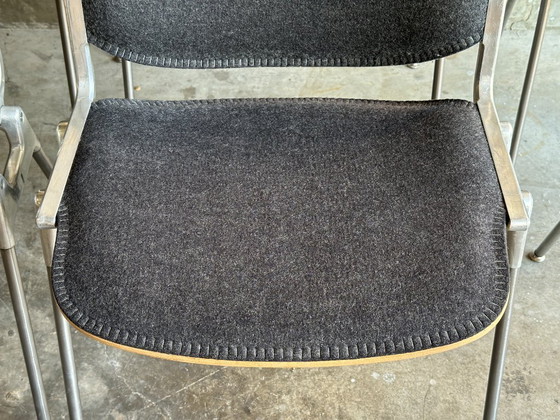 Image 1 of 6x Castelli DSC 106 stoelen (Giancarlo Piretti) refurbished