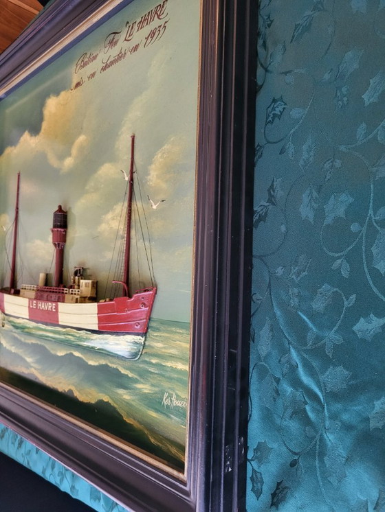 Image 1 of Schilderij 'Country Corner', bootdecoratie, Le Havre